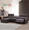 Image of recliner electrical couch genuine leather