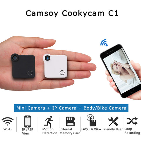 Mini HD  Wearable IP Camera